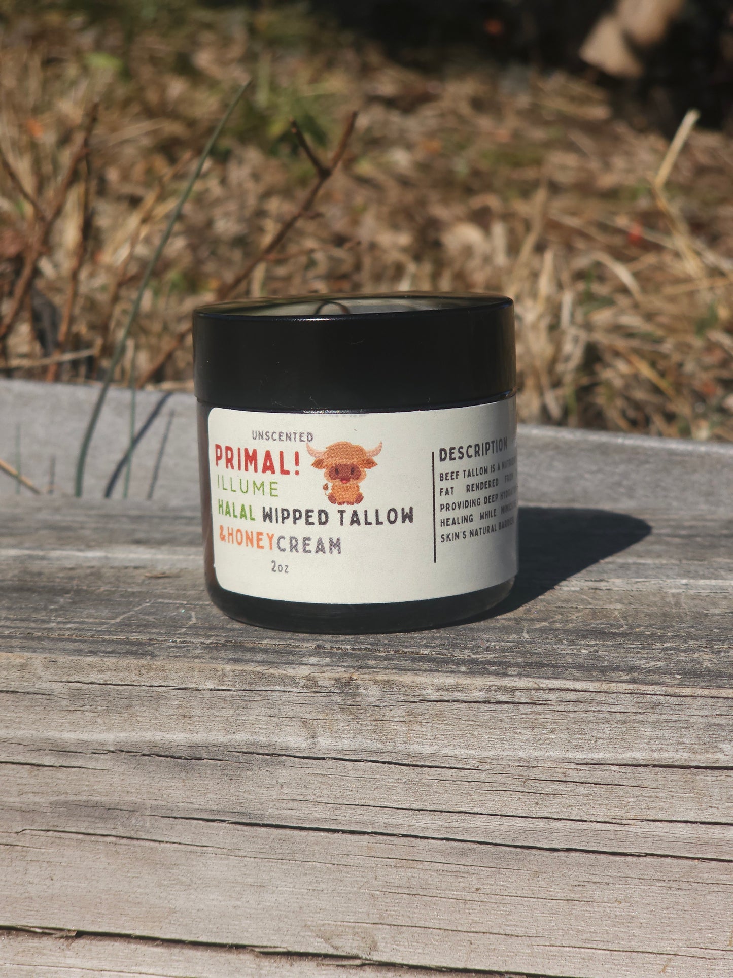 Unscented Whipped Beef Tallow and Honey cream